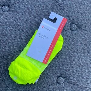 Lululemon Power Stride Tab Sock highlight yellow